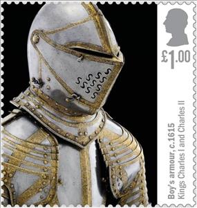 Stamp, Boy's Armor, 1615, United Kingdom of Great Britain & Northern Ireland,  , Armors