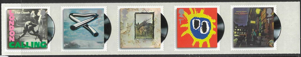 Se-tenant, Classic Album Covers, United Kingdom of Great Britain & Northern Ireland,  , Music