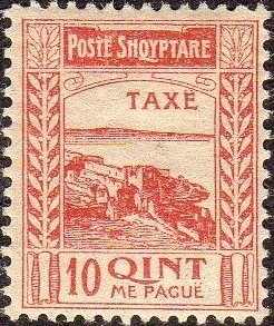 Stamp, Fortress at Shkodër, Albania,  , Fortresses / Strongholds, Townscapes / City Views