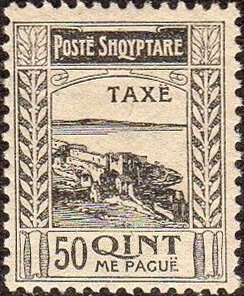 Stamp, Fortress at Shkodër, Albania,  , Fortresses / Strongholds, Townscapes / City Views