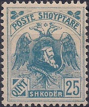 Skanderbeg (George Castriota) and coat of arms