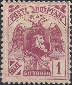Skanderbeg (George Castriota) and coat of arms