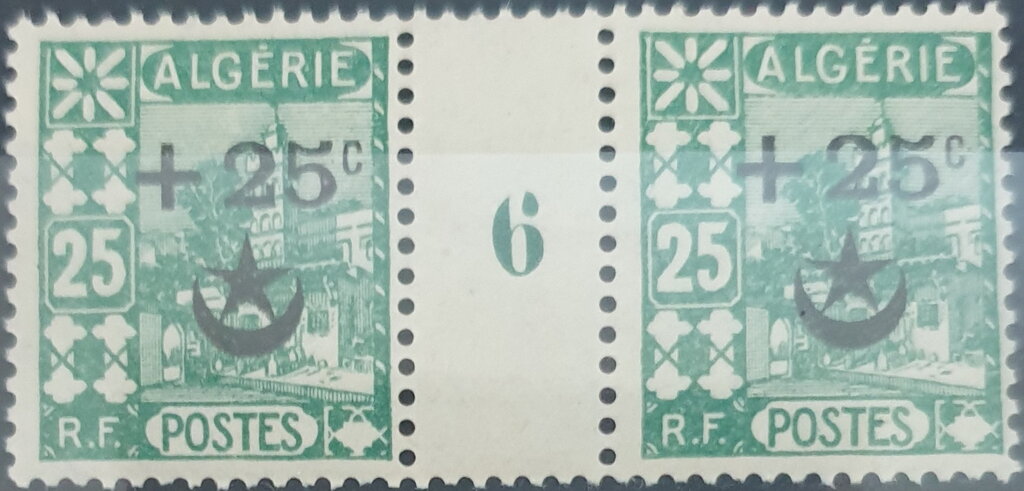 Mosque of Sidi Abd er-Rahman overprinted & surcharged