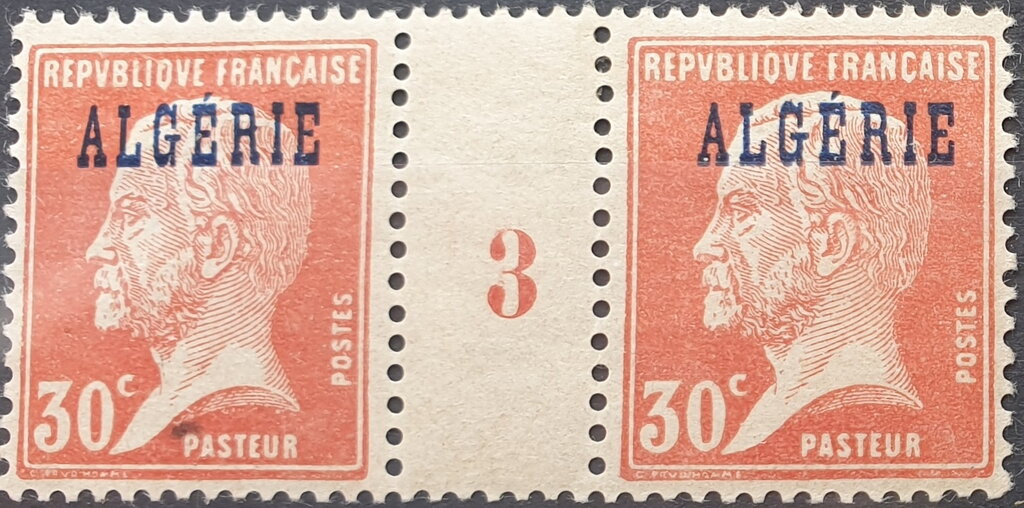 Type Pasteur - overprinted "ALGERIE"