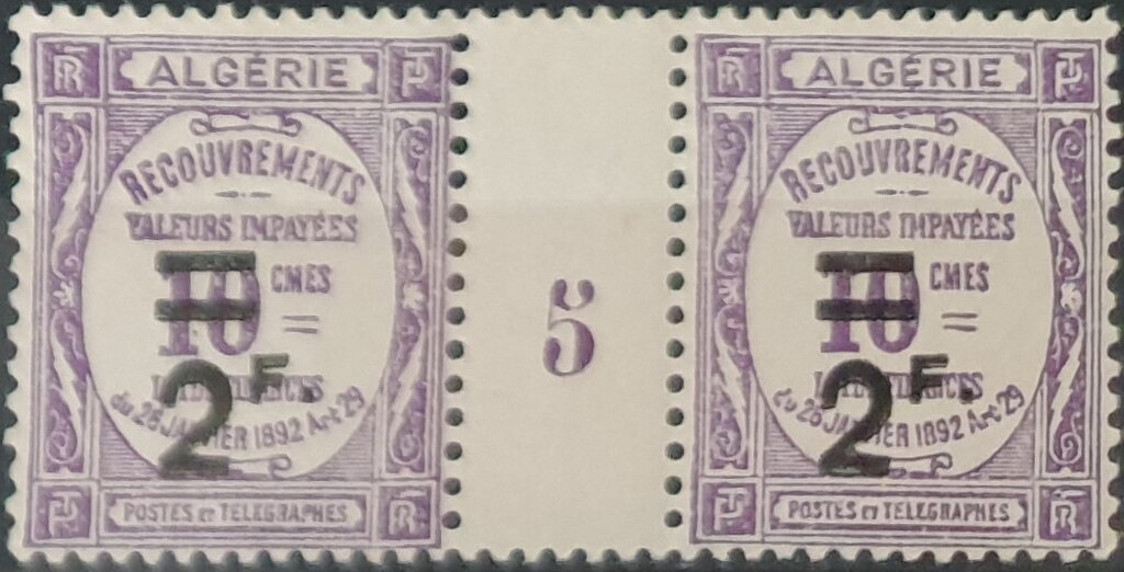 Type Recouvrements surcharged