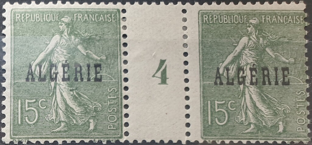 Type Semeuse - overprinted "ALGERIE"
