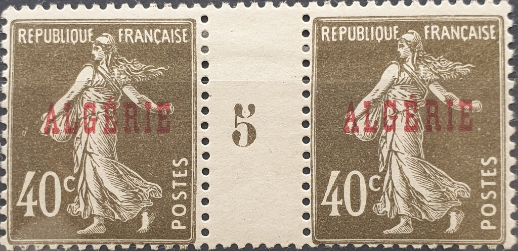 Type Semeuse - overprinted "ALGERIE"