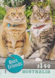 Stamp, Cat, Australia,  , Animals (Fauna), Cats, Mammals