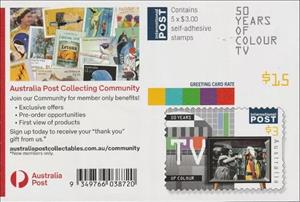 Booklet, Color Television Broadcasts, 50 Years, Australia,  , Technology, Television