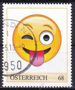Stamp, Smile, Austria,  , Symbols