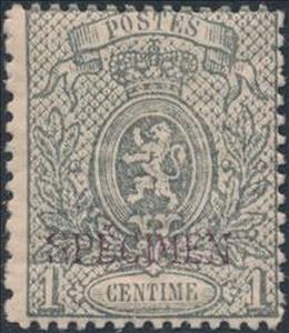 Stamp, Coat of Arms Small Lion - Perforated 14½ x 14, Belgium,  , Coats of Arms, Heraldic Animals