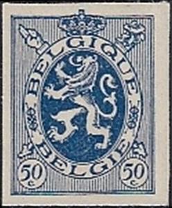 Stamp, Heraldic Lion, Belgium,  , Coats of Arms, Heraldic Animals, Лев