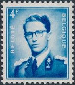 Stamp, King Baudouin (1930-1993), Belgium,  , Famous People, Heads of State, Kings, Men, Royalty, Uniforms