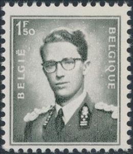 Stamp, King Baudouin (1930-1993), Belgium,  , Famous People, Heads of State, Kings, Men, Royalty, Uniforms