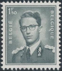 Stamp, King Baudouin (1930-1993), Belgium,  , Famous People, Heads of State, Kings, Men, Royalty, Uniforms