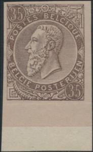 Stamp, King Leopold II, Belgium,  , Famous People, Heads of State, Kings, Men, Royalty
