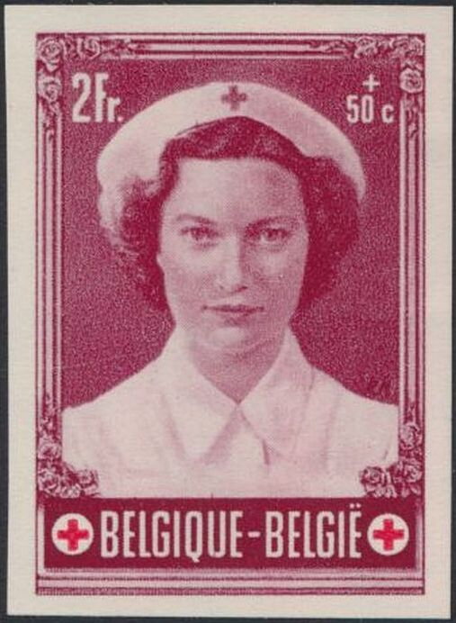 Princess Joséphine-Charlotte (1927-2005) as a Nurse