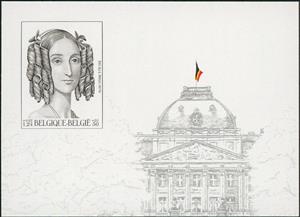 Souvenir Sheet, The Belgian Dynasty - Queen Louise-Marie, Belgium,  , Famous People, Heads of State, Palaces, Philately, Queens, Royalty, Women