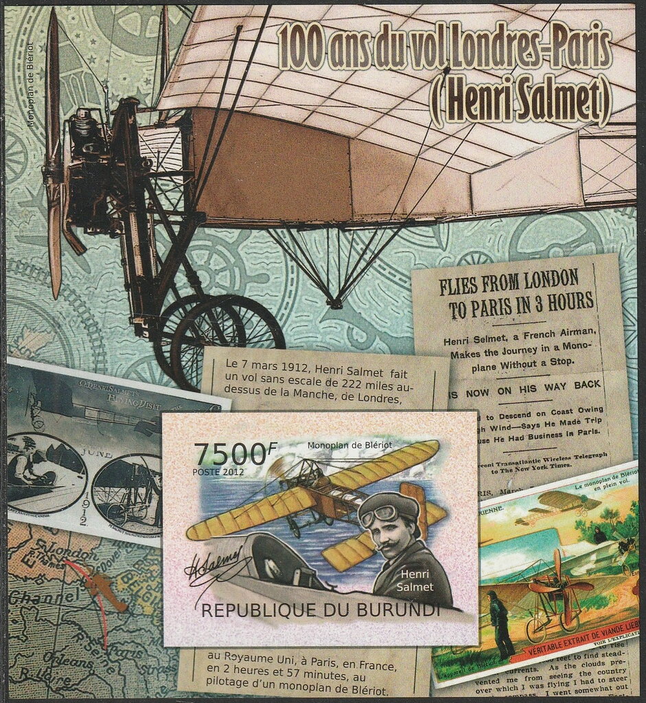 100th Anniversary of the Flight London-Paris