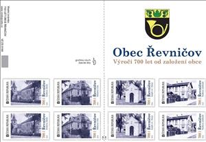 Booklet, 700 Let Obce ŘevniČov, Czech Republic,  , Anniversaries and Jubilees, Townscapes / City Views