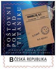 Stamp, Liberec 2025–poštovní poklad Titanicu, Czech Republic,  , Logos