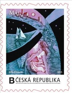Stamp, Máj–15, Czech Republic,  , Books