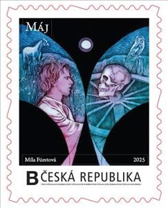 Stamp, Máj–17, Czech Republic,  , Books