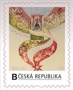 Stamp, Máj–5, Czech Republic,  , Books