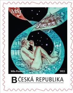Stamp, Máj–7, Czech Republic,  , Books