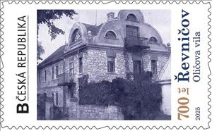 Stamp, Řevničov 700 let – Oličova vila, Czech Republic,  , Anniversaries and Jubilees, Townscapes / City Views