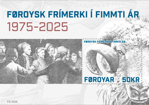 Autonomous Faroe Islands Postage Stamps, 50 Years