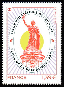 2025 Spring Philatelic Salon : Place de la Republique