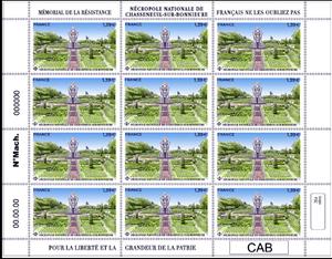 Mini Sheet, Chasseneuil-sur-Bonnieure National Necropolis, France,  , Monuments