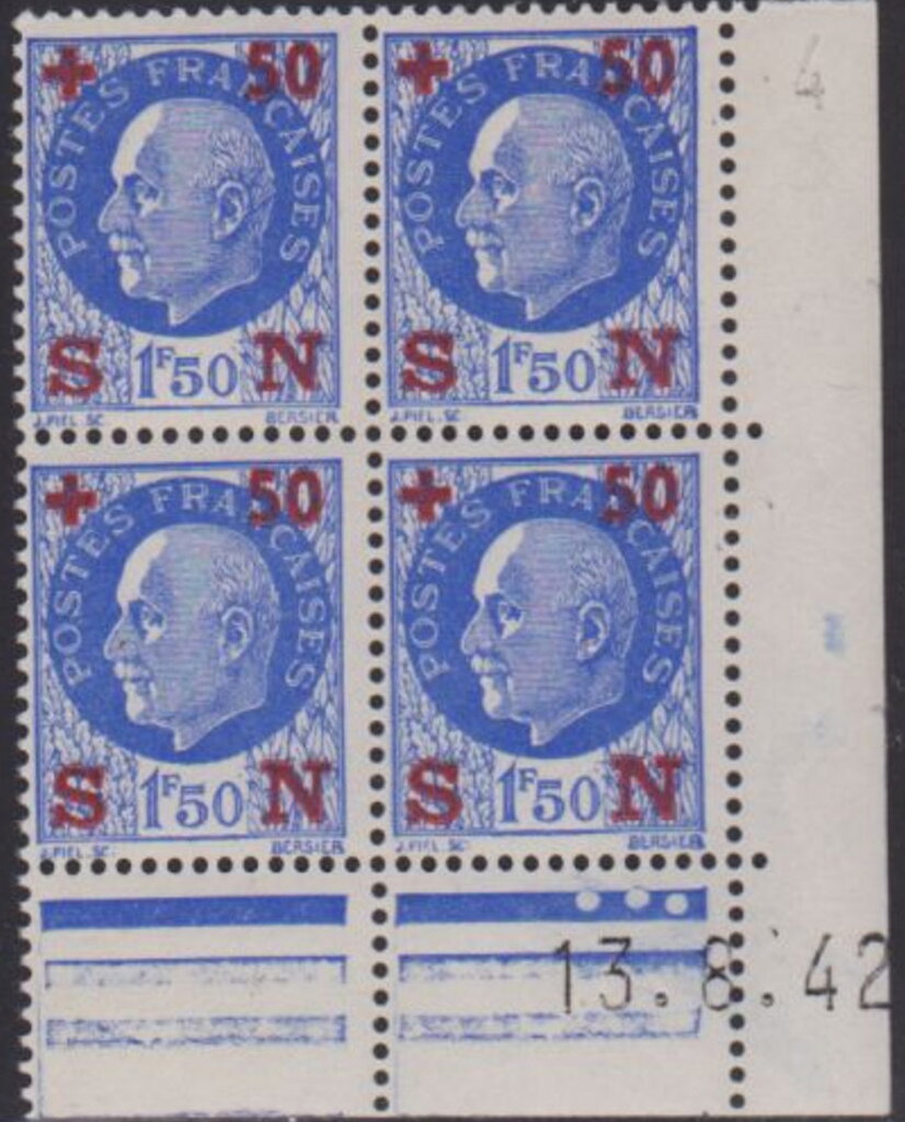 Marshal Petain Surcharged