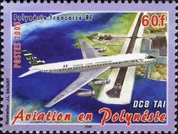 1961 - 1st Jet in Tahiti DC8 TAI