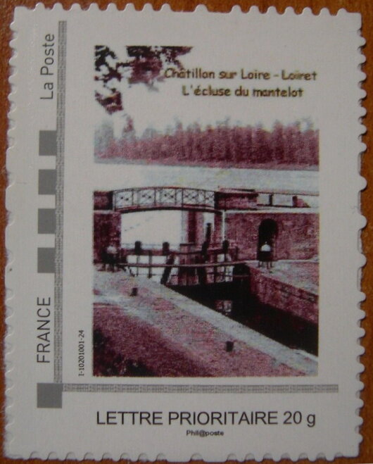 Canal Lock. Chatillon sur Loire Loiret Ecluse du Manelot.