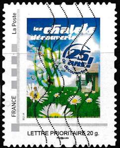 Stamp, Chalets decouverte 25 years, France,  , Tourism
