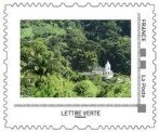 Stamp, Church in the Forest, Fonds-Saint-Denis, France,  , Churches - Cathedrals - Basilicas - Chapels, Forests, Islands