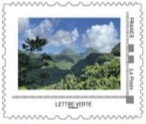 Stamp, Northern Peaks 1, France,  , Islands, Landscapes, Mountains