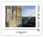 Stamp, Rouen Cathedral, France,  , Churches - Cathedrals - Basilicas - Chapels