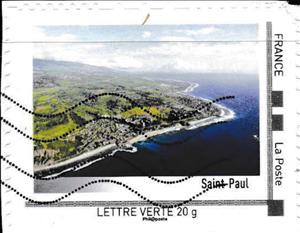 Stamp, Saint Paul, France,  , Coastal Areas, Islands