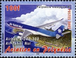 2000 - 1st Tahitian company Air Tahiti Nui Airbus A340-300