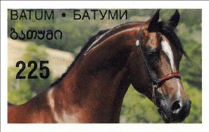 Stamp, Horse, Georgia, Batumi,  , Animals (Fauna), Horses, Mammals