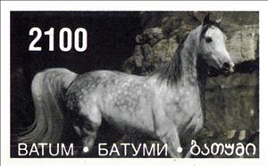 Stamp, Horse, Georgia, Batumi,  , Animals (Fauna), Horses, Mammals
