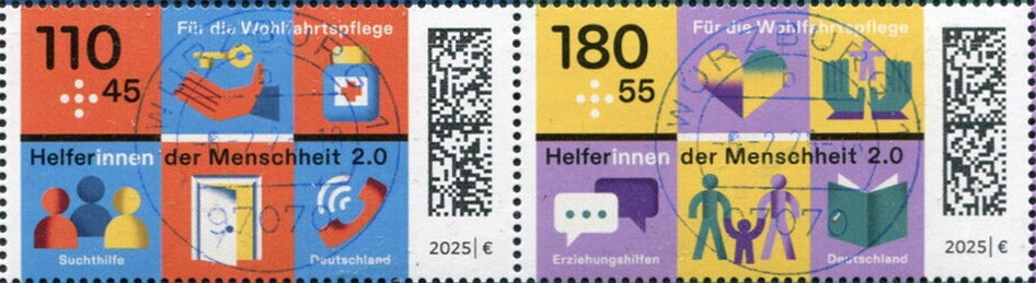 Welfare Stamps 2025 : Helpers of Humanity