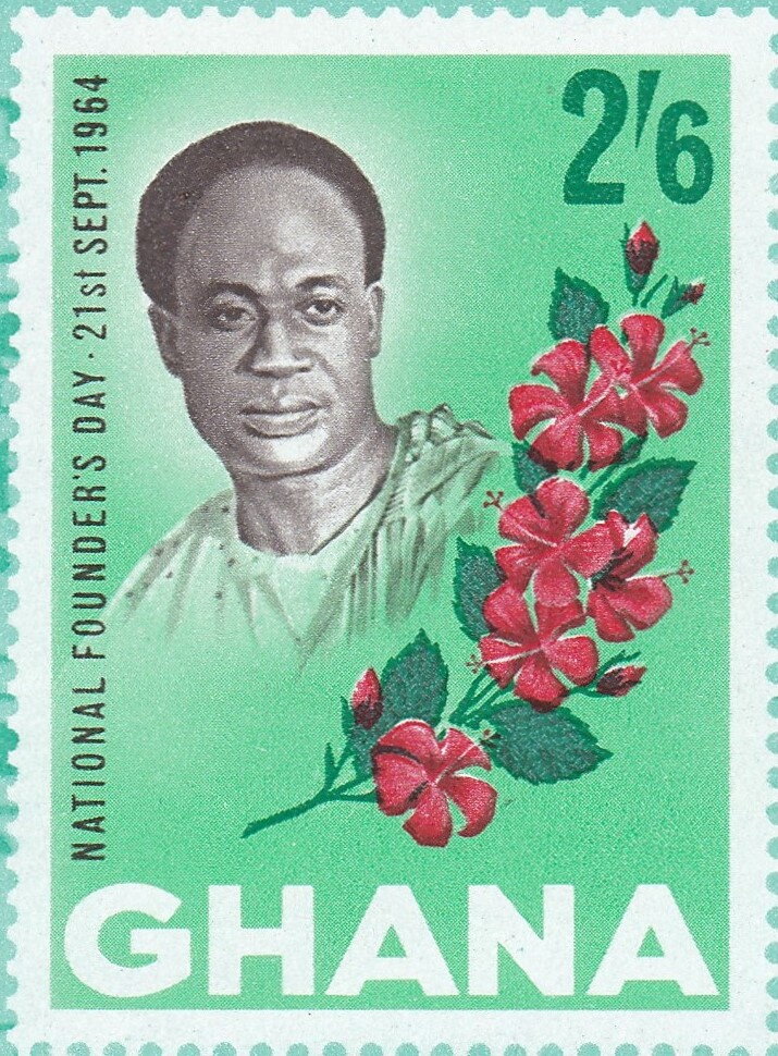K. Nkrumah (1909-1972), President; Hibiscus Branch