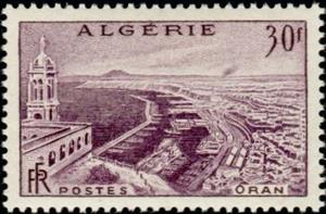 Stamp, Oran, Algeria,  