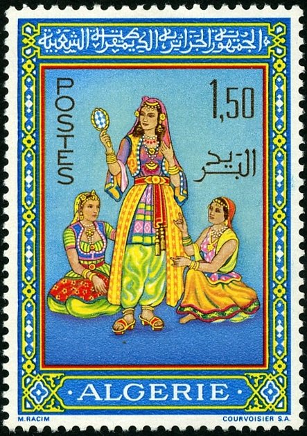Woman at her toilette