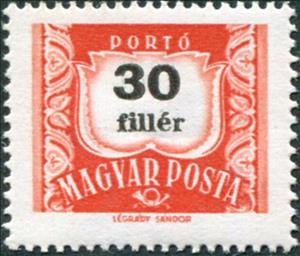 Stamp, Postage due, Hungary,  , Numbers
