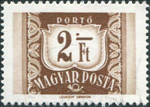 Stamp, Postage due, Hungary,  , Numbers